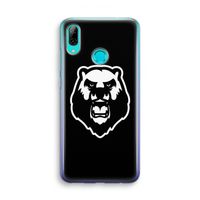 Angry Bear (black): Huawei P Smart (2019) Transparant Hoesje