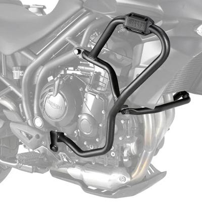 GIVI Valbeugel, Valbeugels voor de moto, TN6409 Zwart gepoedercoat staal onderzijde