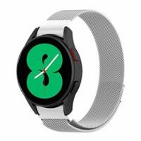 Milanese bandje (ronde connector) - Zilver - Samsung Galaxy Watch 6 Classic - 47mm & 43mm - thumbnail
