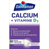 Davitamon Calcium & D3 mint 60 Kauwtabletten