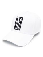 DSQUARED2 casquette en coton à logo brodé - Blanc