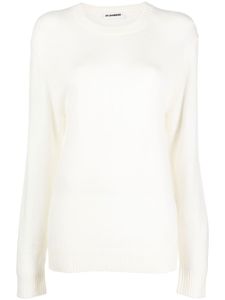 Jil Sander pull léger en laine - Blanc