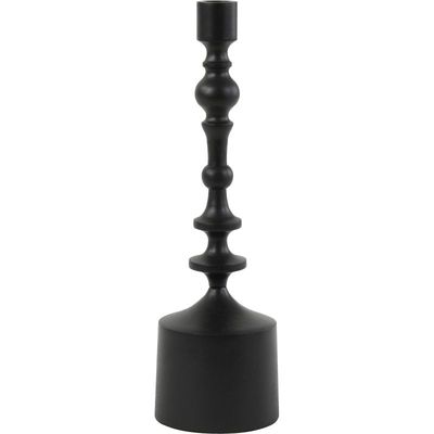 Kandelaar Sheva 34cm hoog mat zwart