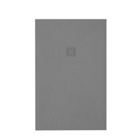 ZEZA Grade douchevloer - 90x90cm - antislip - antibacterieel - mineraalmarmer - vierkant - mat cemento (grijs) 400000000000019499