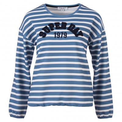 Enjoy - Blauw | Dames | Trui | Blauw | XXL | regular | Kamst mode