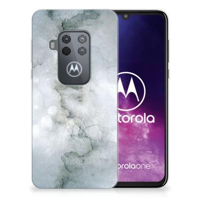 Smartphone hoesje Motorola One Zoom Painting Grey Smartphone hoesje Motorola One Zoom Painting Grey
