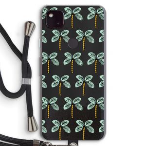 Paradise: Pixel 4a 5G Transparant Hoesje met koord