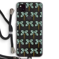 Paradise: Pixel 4a 5G Transparant Hoesje met koord