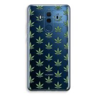 Weed: Huawei Mate 10 Pro Transparant Hoesje Weed: Huawei Mate 10 Pro Transparant Hoesje