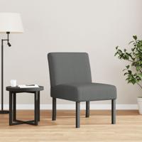 Fauteuil stof donkergrijs - thumbnail