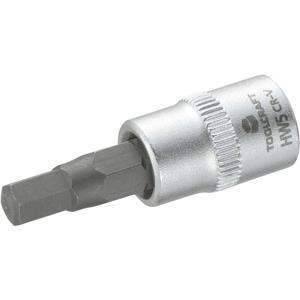 TOOLCRAFT 816070 Inbus Dopsleutel-bitinzet 5 mm 1/4 (6.3 mm)