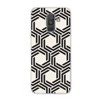 Geometrisch patroon: Samsung Galaxy A6 Plus (2018) Transparant Hoesje Geometrisch patroon: Samsung Galaxy A6 Plus (2018) Transparant Hoesje
