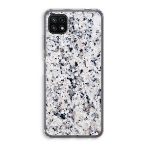 Gespikkelde marmer: Samsung Galaxy A22 5G Transparant Hoesje