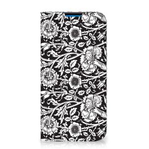 iPhone 14 Pro Max Smart Cover Black Flowers