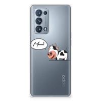 OPPO Reno 6 Pro Plus 5G Telefoonhoesje met Naam Cow