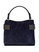 Brunello Cucinelli sac cabas à détail de chaine - Bleu