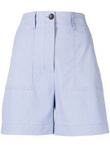 PS Paul Smith short à taille haute - Bleu