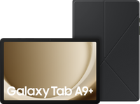 Samsung Galaxy Tab A9 Plus 11 inch 128GB Wifi Zilver + Book Case Zwart - thumbnail