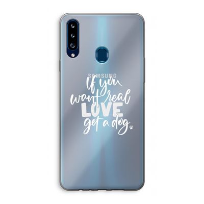 Partner in crime: Samsung Galaxy A20s Transparant Hoesje