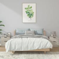 Nachtkastjes 2 st bewerkt hout betongrijs