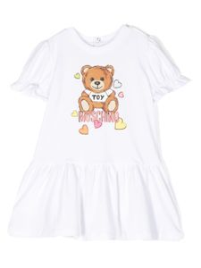 Moschino Kids robe à imprimé Teddy Bear - Blanc