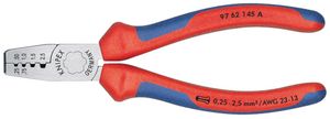 Knipex Krimptang voor adereindhulzen met meer-componentengrepen 145 mm - 9762145A