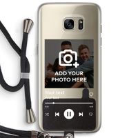 Music Player: Samsung Galaxy S7 Edge Transparant Hoesje met koord Music Player: Samsung Galaxy S7 Edge Transparant Hoesje met koord