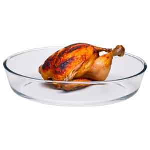 Alpina Ovenschaal van borosilicaat glas - ovaal - 2.4 Liter - 30 x 21 x 6 cm - serveerschaal