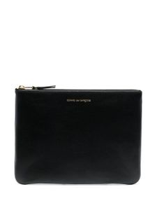 Comme Des Garçons Wallet pochette zippée à logo - Noir