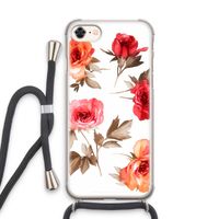 Roosjes: iPhone 7 Transparant Hoesje met koord