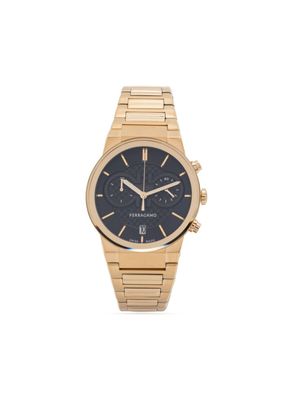 Ferragamo montre Sapphire Chrono 41 mm - Noir