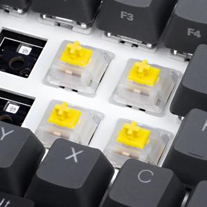 Sharkoon Gateron Cap V2 Milky-Yellow Switch-Set keyboard switches
