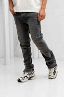 Project x Paris Flared Jeans Heren Donkergrijs - Maat S - Kleur: Donkergrijs | Soccerfanshop