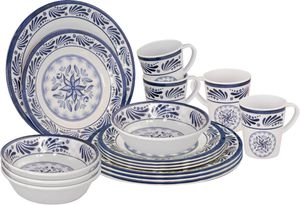 Bo-Camp Old Dutch melamine serviesset - 16-delig