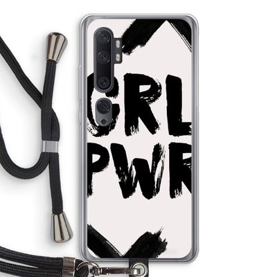 Girl Power #2: Xiaomi Mi Note 10 Pro Transparant Hoesje met koord
