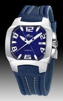 Horlogeband Lotus 15507-3 Leder Blauw 18mm
