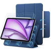 iPad Air 13" (2024) Rebound Magnetic Protection Bundle - Navy Blue