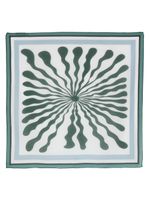 Dorothee Schumacher foulard en soie à imprimé abstrait - Vert