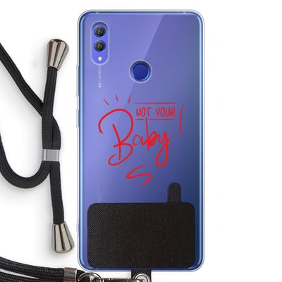 Not Your Baby: Honor Note 10 Transparant Hoesje met koord