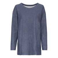 Sweatshirt van bio-katoen, jeansblauw Maat: 36/38 - thumbnail
