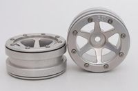 Metsafil Beadlock Wheels PT-Slingshot Zilver / Zilver 1.9 (2st)