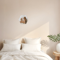 Forex wandpaneel met foto of naam - Hexagon - 1 stuk