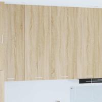 Hangkast Riga Sonoma Eiken 80 x 31 x 100 cm Bewerkt hout