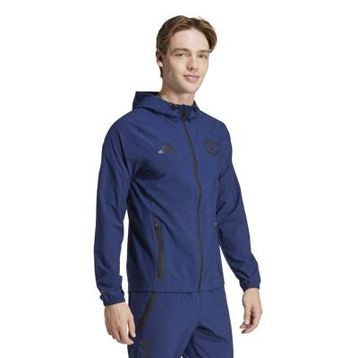 Manchester United Vis Tech Trainingspak 2024-2025 Heren Donkerblauw - Maat S - Kleur: Donkerblauw | Soccerfanshop
