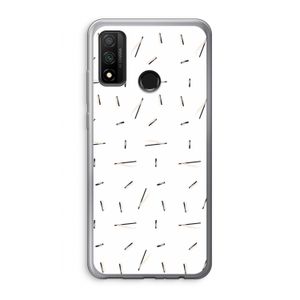 Hipster stripes: Huawei P Smart (2020) Transparant Hoesje