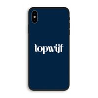 Topwijf Navy: iPhone XS Biologisch afbreekbaar hoesje
