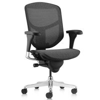 COMFORT bureaustoel Enjoy Classic2 (zonder hoofdsteun) - Mesh zitting - Zwart - thumbnail