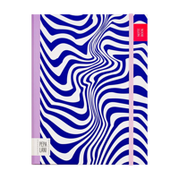 Pepa Lani Notitieboek A5 Flower Waves Blue