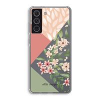 Sweet heaven geometrics: Samsung Galaxy S21 FE Transparant Hoesje