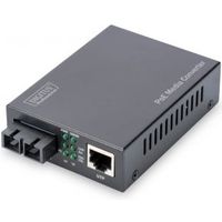 Digitus DN-82150 netwerk media converter 1000 Mbit/s 850 nm Multimode Zwart - thumbnail
